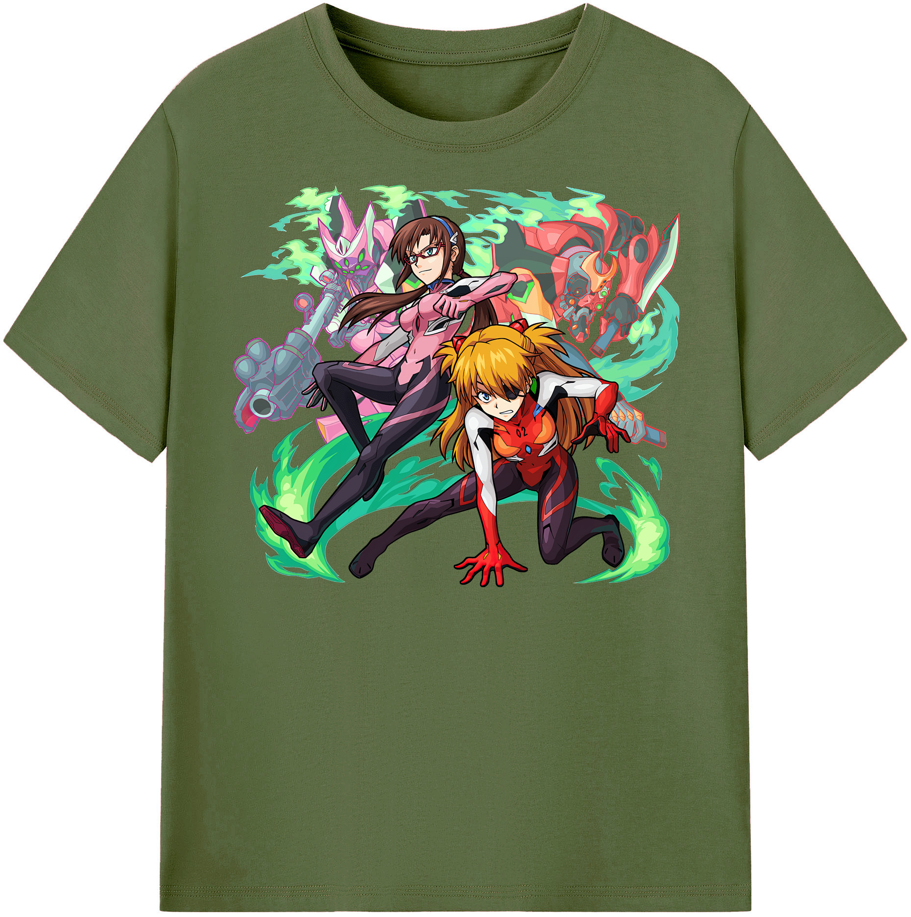（画像用） EVA 新世紀エヴァンゲリオン 綿100％半袖Tシャツ（フロントプリント）